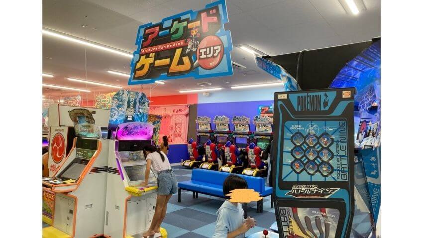 ファンタジーキッズリゾート名古屋北店：アーケードゲームエリア